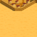Carcassonne-style tile with 1 city edge, appears 5 times in TileKingdom