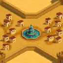 Carcassonne-style tile with 2 city edges, appears 2 times in TileKingdom