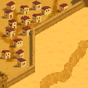 Carcassonne-style tile with 2 city edges, 2 roads, appears 3 times in TileKingdom