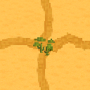 Carcassonne-style tile with 4 roads, appears 1 time in TileKingdom